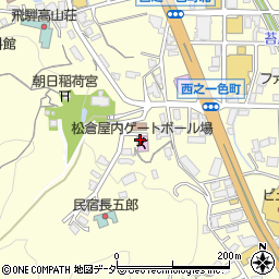 高山市役所　松倉屋内ゲートボール場周辺の地図