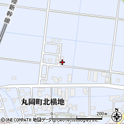 福井県坂井市丸岡町北横地40-1周辺の地図
