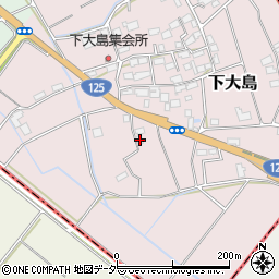 茨城県つくば市下大島734周辺の地図