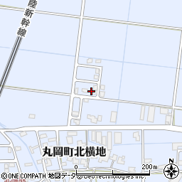 福井県坂井市丸岡町北横地40周辺の地図