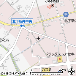埼玉県加須市北下新井16周辺の地図