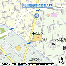 パン・コキール行田店周辺の地図