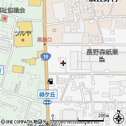 長野森紙業塩尻事業所周辺の地図