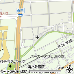 埼玉県深谷市永田533周辺の地図