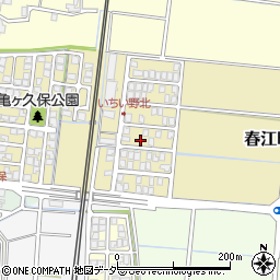 福井県坂井市春江町いちい野北407周辺の地図