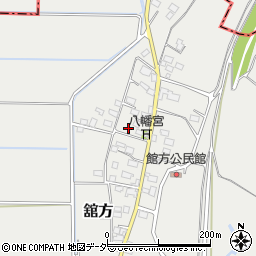 茨城県常総市舘方74周辺の地図