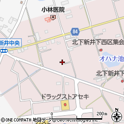 埼玉県加須市北下新井301周辺の地図