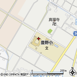 加須市立豊野小学校周辺の地図