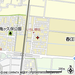 福井県坂井市春江町いちい野北412周辺の地図