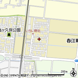 福井県坂井市春江町いちい野北413周辺の地図