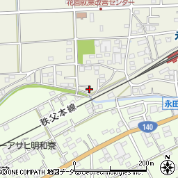 埼玉県深谷市永田515周辺の地図