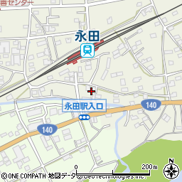 埼玉県深谷市永田144周辺の地図