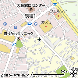 ルーミーつくば５２号館周辺の地図