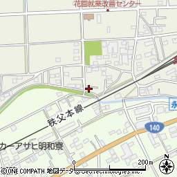 埼玉県深谷市永田523周辺の地図