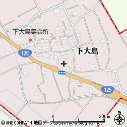 茨城県つくば市下大島760周辺の地図