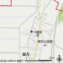 茨城県常総市舘方71周辺の地図