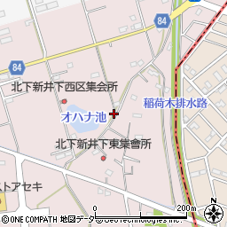 埼玉県加須市北下新井234周辺の地図