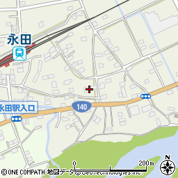 埼玉県深谷市永田118周辺の地図