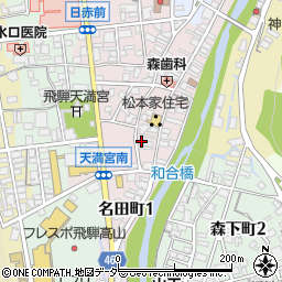 岐阜県高山市上川原町133周辺の地図