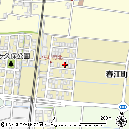 福井県坂井市春江町いちい野北305周辺の地図