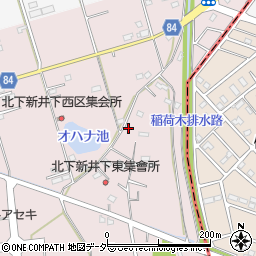 埼玉県加須市北下新井2009周辺の地図