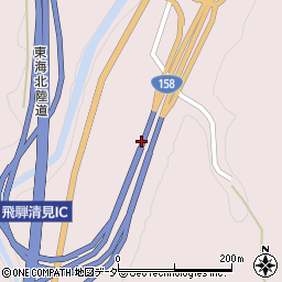 岐阜県高山市清見町夏厩1265周辺の地図