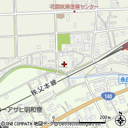 埼玉県深谷市永田518周辺の地図