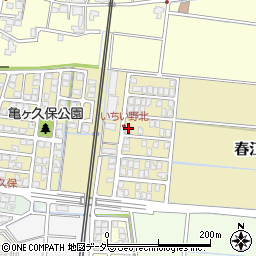 福井県坂井市春江町いちい野北309周辺の地図