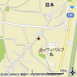 茨城県行方市捻木352周辺の地図