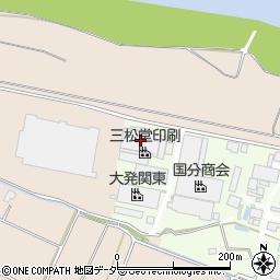 三松堂印刷株式会社　埼玉工場周辺の地図