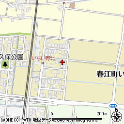 福井県坂井市春江町いちい野北316周辺の地図