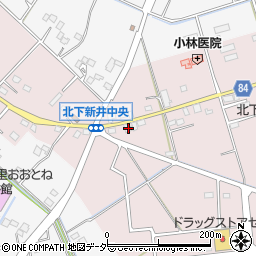 埼玉県加須市北下新井335周辺の地図
