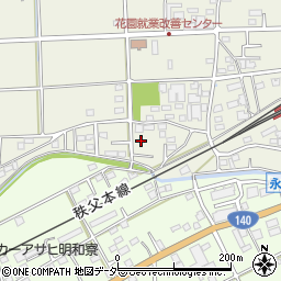 埼玉県深谷市永田517周辺の地図