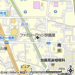 ファミリーロッジ旅籠屋・飛騨高山店周辺の地図