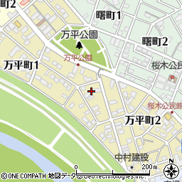 埼玉県熊谷市万平町周辺の地図