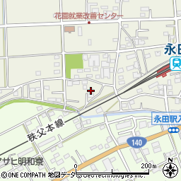 埼玉県深谷市永田511周辺の地図
