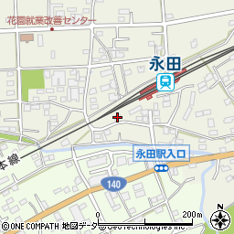 埼玉県深谷市永田184周辺の地図
