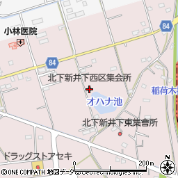 埼玉県加須市北下新井258周辺の地図