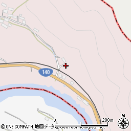 埼玉県秩父郡長瀞町矢那瀬38周辺の地図