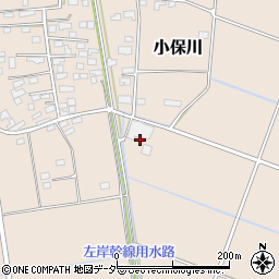 茨城県常総市小保川980周辺の地図