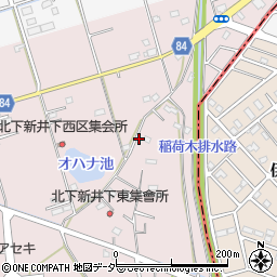埼玉県加須市北下新井2157周辺の地図
