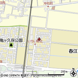 福井県坂井市春江町いちい野北208周辺の地図