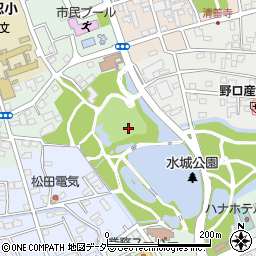 埼玉県行田市水城公園周辺の地図