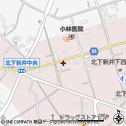 埼玉県加須市北下新井317周辺の地図