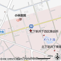 埼玉県加須市北下新井288周辺の地図