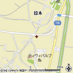 茨城県行方市捻木354周辺の地図