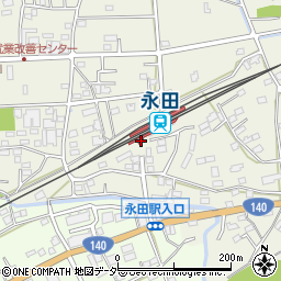 埼玉県深谷市永田155周辺の地図
