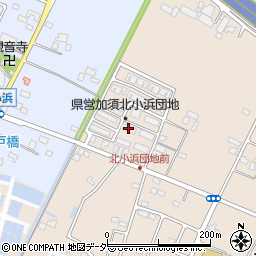 県営住宅加須北小浜団地１号棟周辺の地図