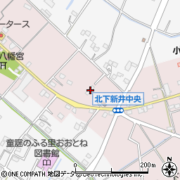 埼玉県加須市北下新井346周辺の地図