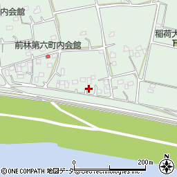 茨城県古河市前林451-2周辺の地図